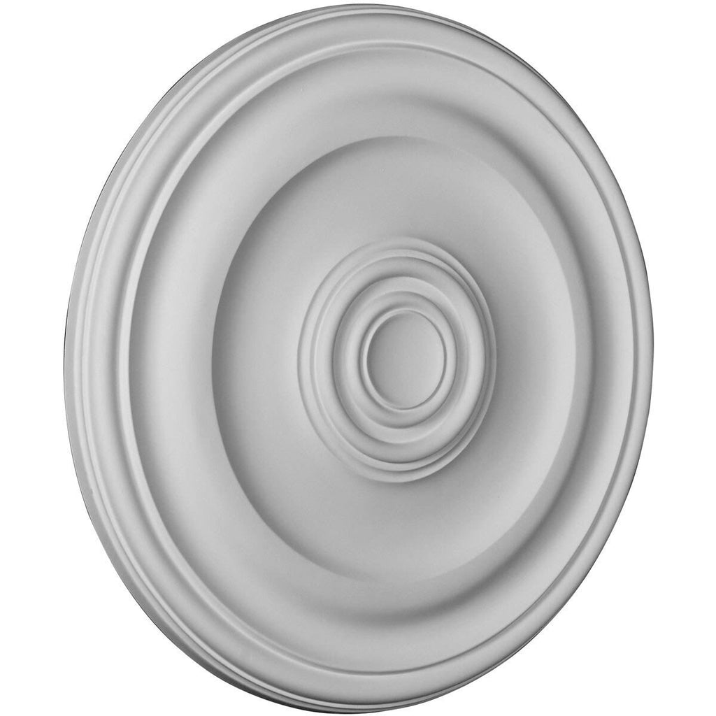 15 7/8 inch x 1 1/2 inch Hand-Painted Burnished Mahogany Ceiling Medallion E630375