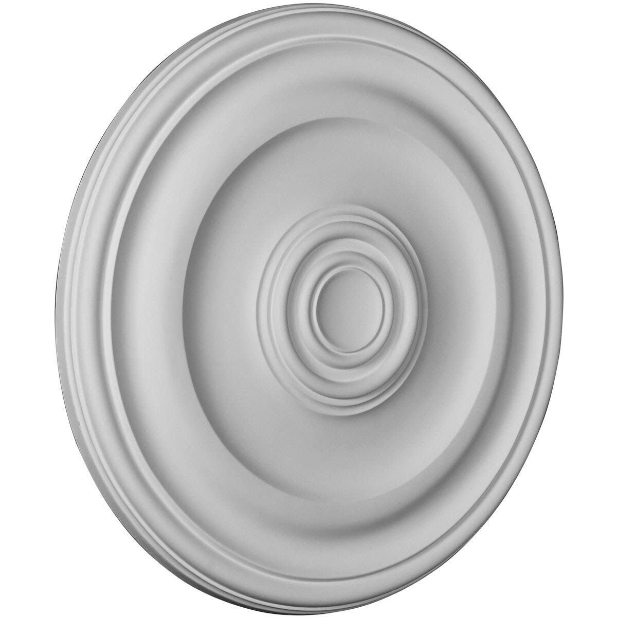 15 7/8 inch x 1 1/2 inch Hand-Painted Burnished Mahogany Ceiling Medallion E630375
