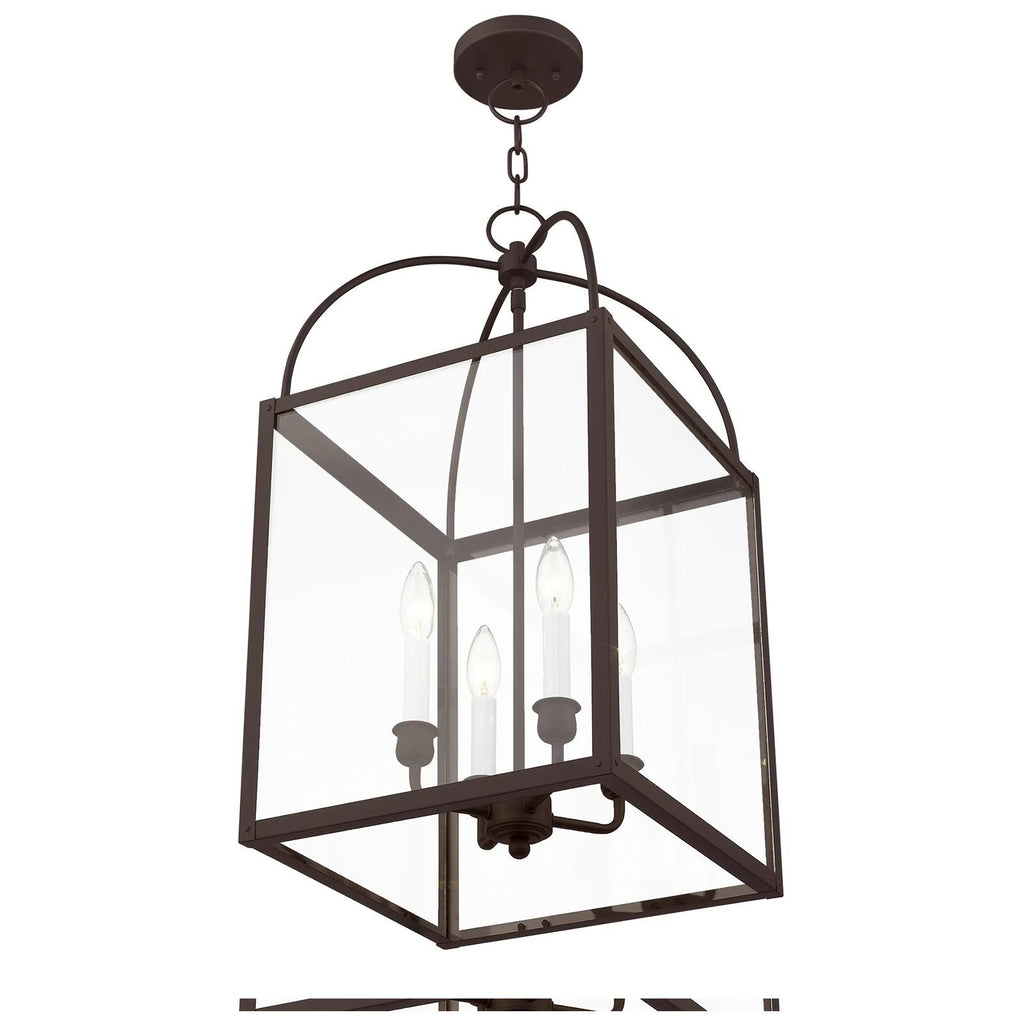 4 Light Black Chain Lantern K1818