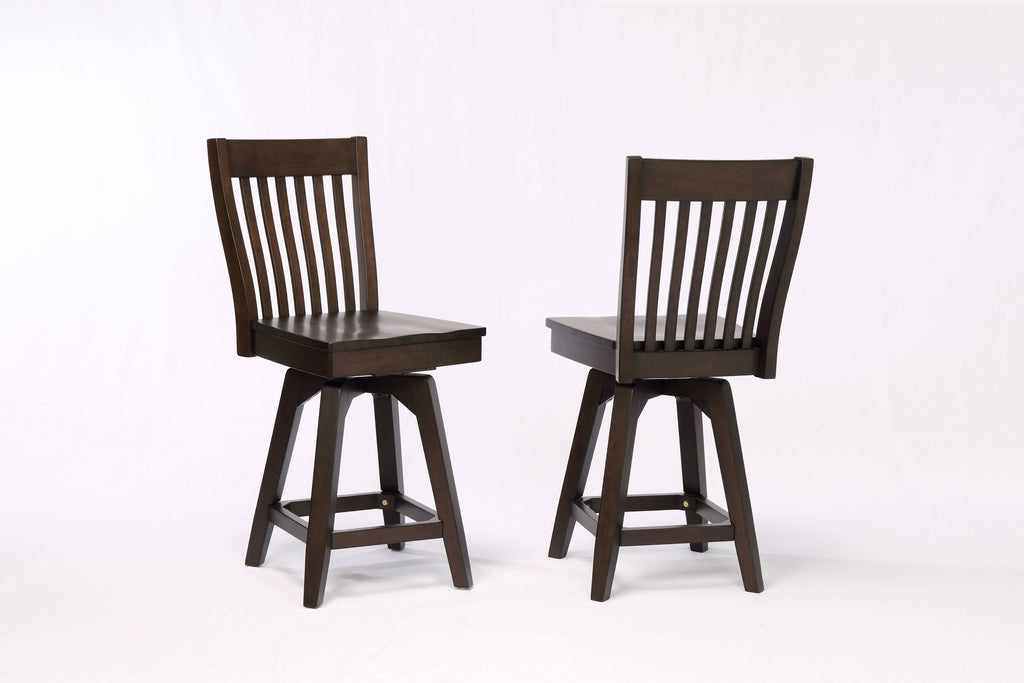 Black Oak Counter Stool Set of 2 U155040