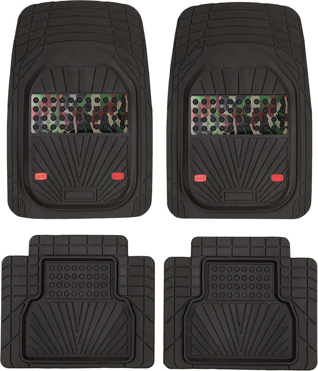Red SUV Car Automotive Floor Mat 5-Piece Set K108832