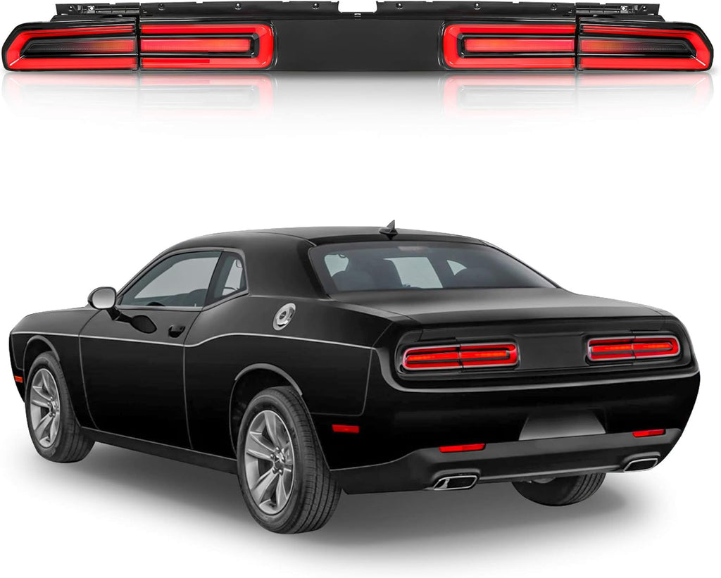 Smoked LED Tail Lights for Dodge Challenger A32888