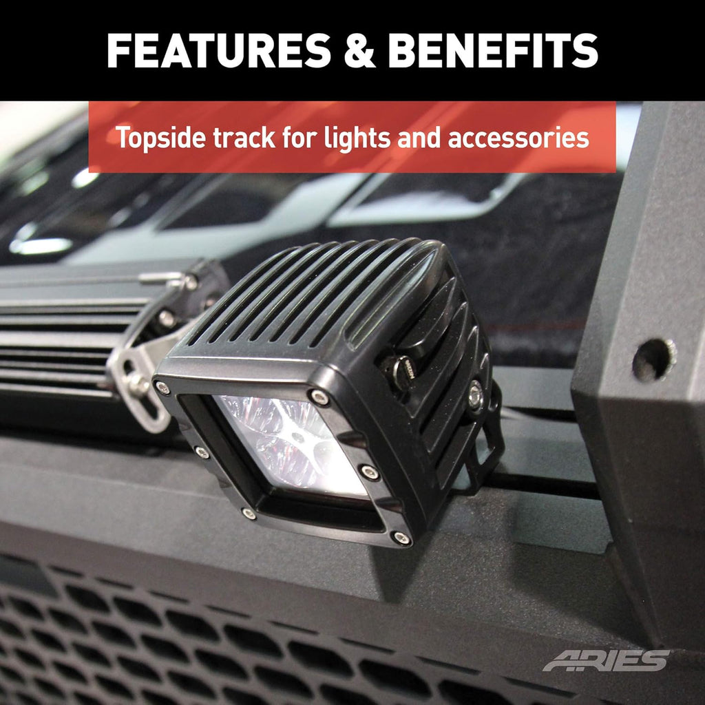 Black Aluminum Truck Headache Rack Cab Protector D437