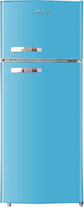 Retro 2 Door Refrigerator with Freezer, 10 cu ft, Blue M458