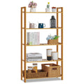 Bamboo 5 Tiers Shelving Unit W34930