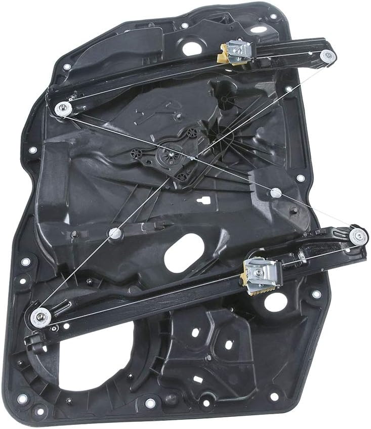 Power Window Regulator with Panel Compatible with Volkswagen Touareg 2011-2018 Front Passenger Side Pack of 2 T816