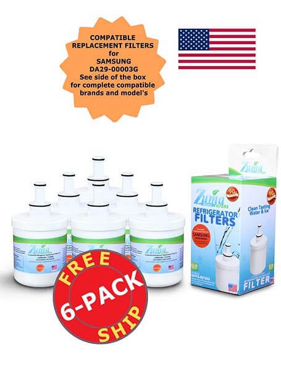 6 Pack Water and Ice Filter G876