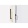 Narrow Modern Rectangular Tall Passage Pocket Door Pull Satin Nickel Sliding Door Hardware H87515