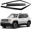 Chrome Side Window Vent Visor 4 Piece Set G4048