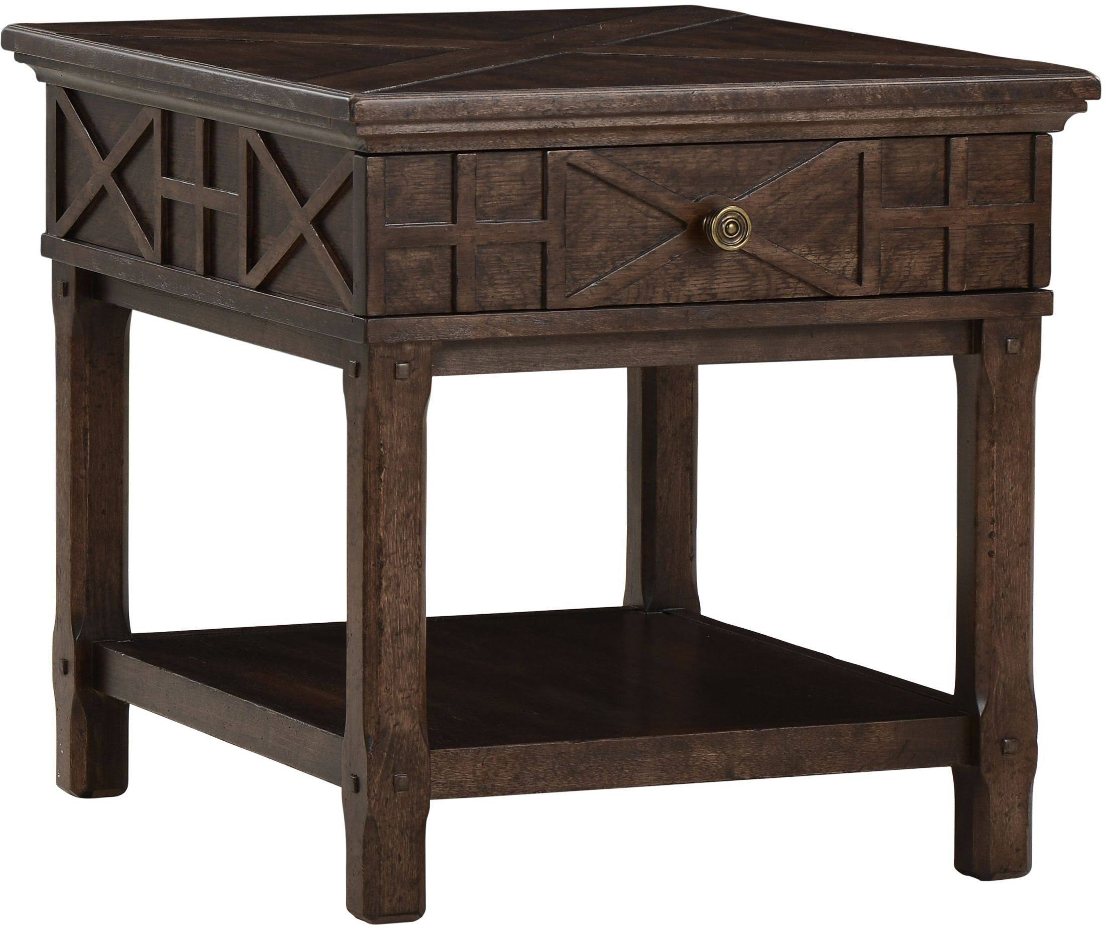 Veranda Drawer End Table I280880