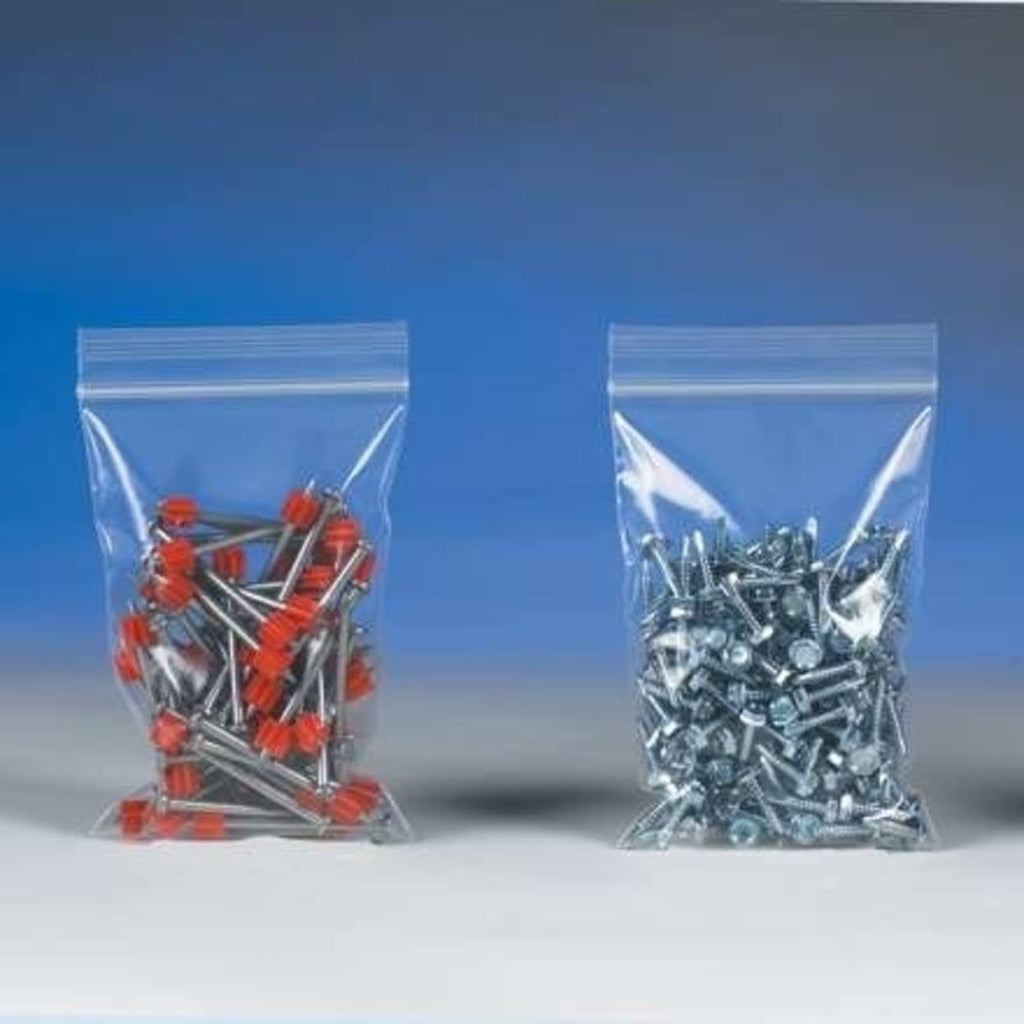 Reclosable 4 Mil Poly Bags 14x22 x 16x22 Clear 500/Case S1864