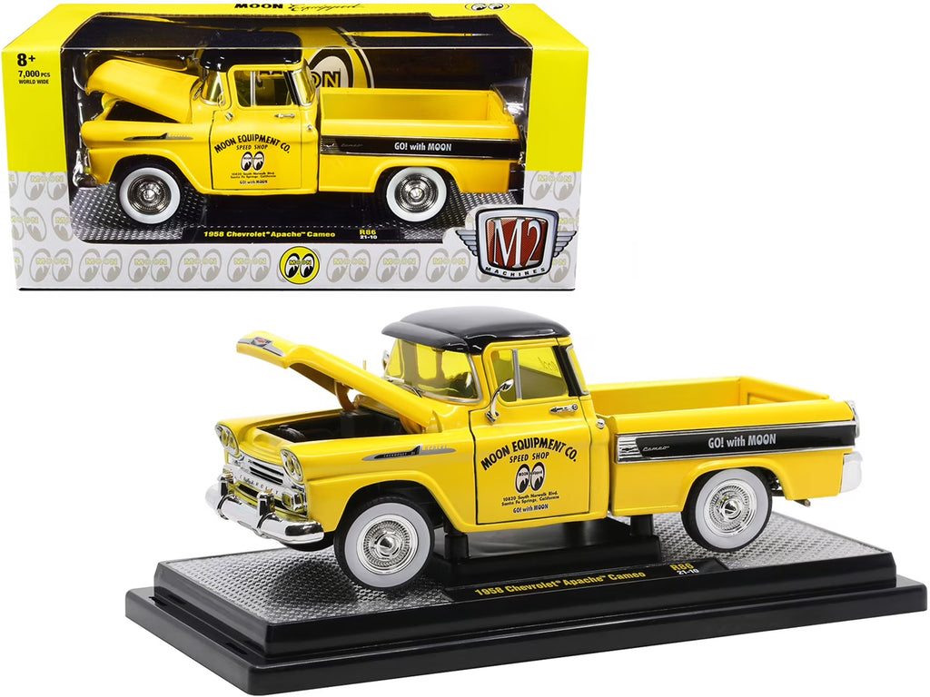 Yellow & Black 1/24 Diecast Pickup Truck Model Car U831909
