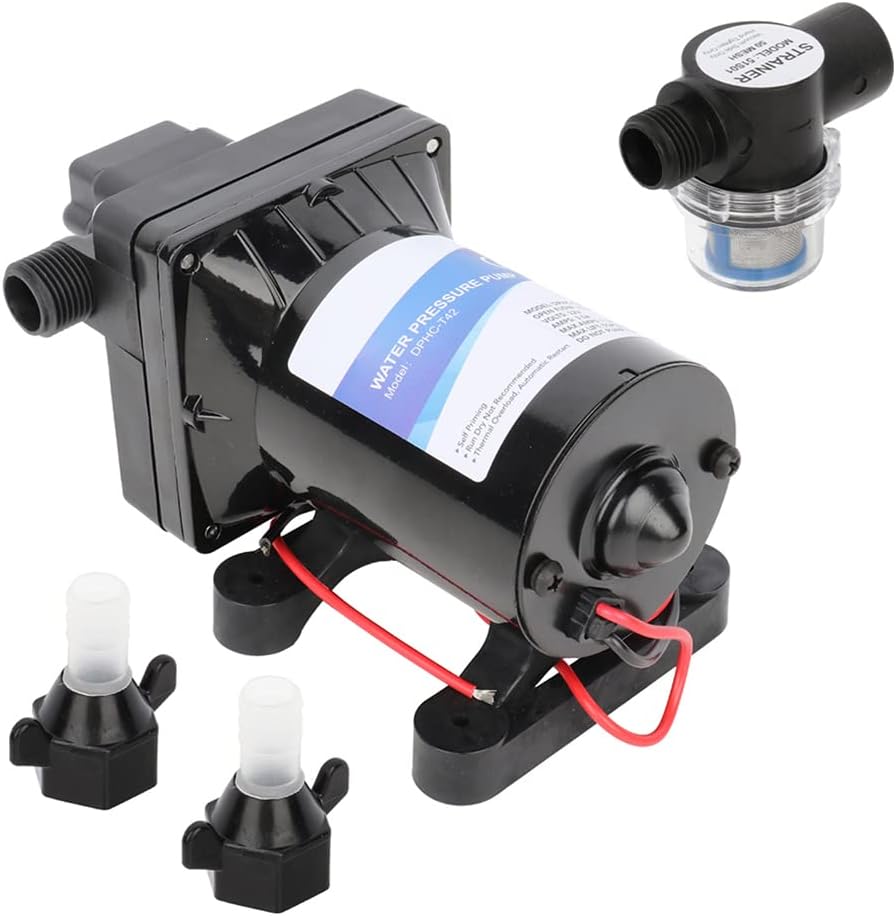 12V 3.0GPM RV Water Pump with Strainer H6981