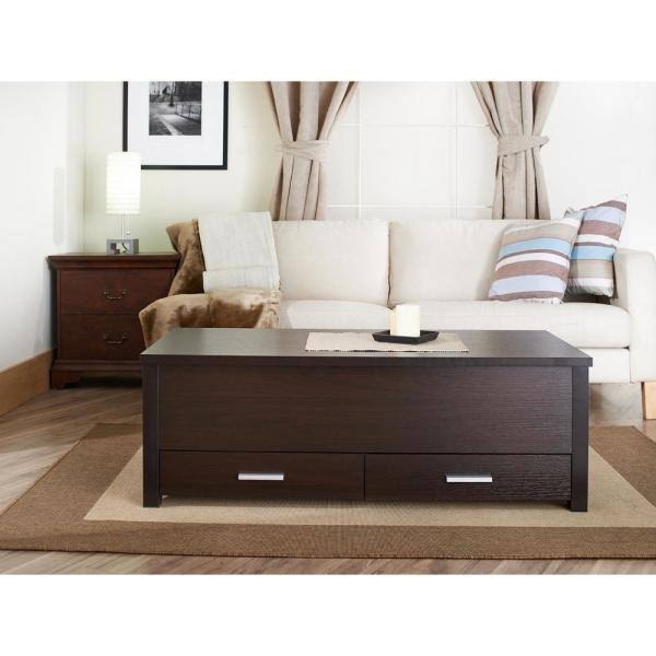 Cappuccino Lift-Top Coffee Table S4963