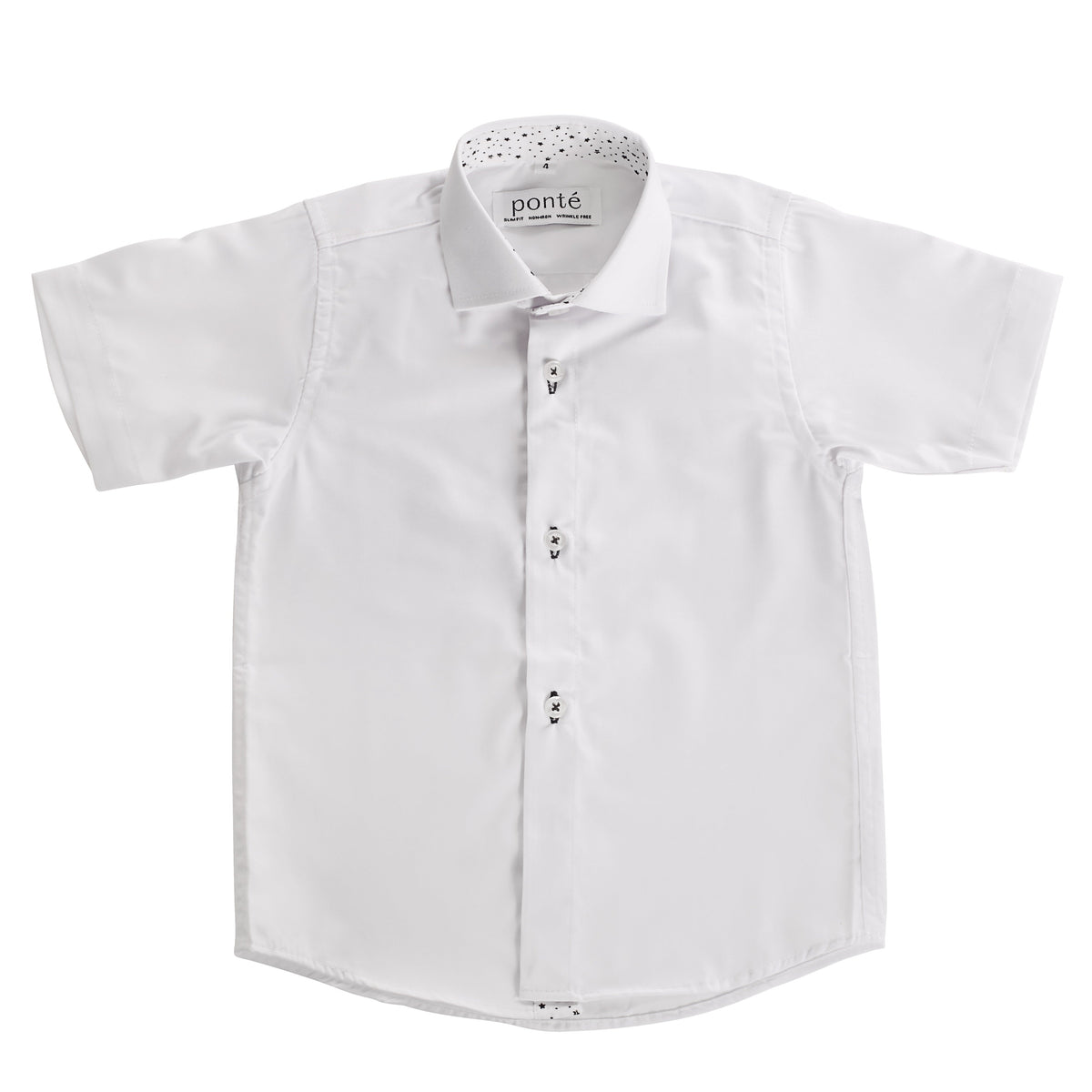 Ponte Kids Short Sleeve Shirt - Star