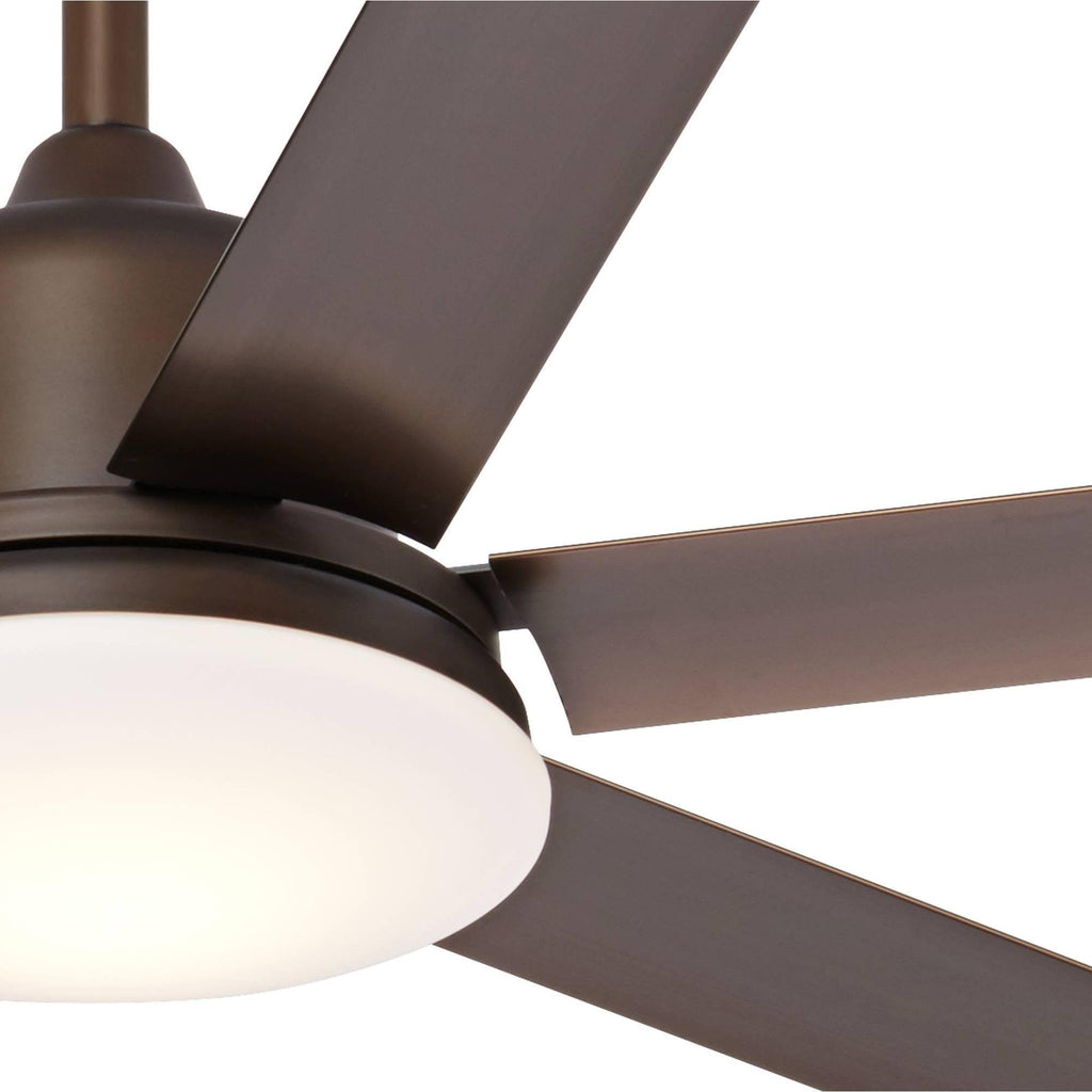 Industrial Ceiling Fan with Light LED Dimmable Remote Control Oil Rubbed Bronze Y6405