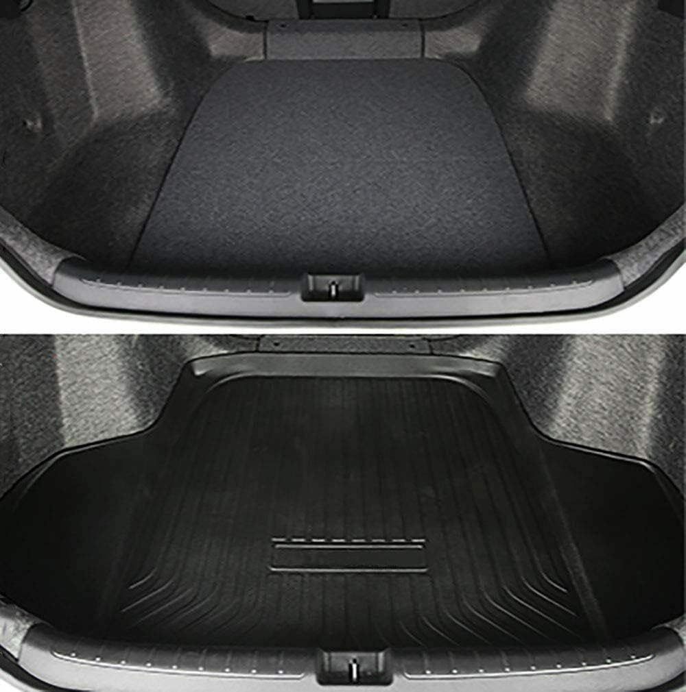 Black TPO Rear Cargo Liners Trunk Tray Mats for Honda Accord K706