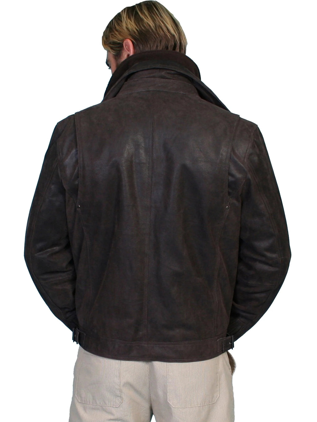 Brown Leather Wear Jacket XXL U238152