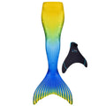 Mermaid Tails with Monofin for Swimming in Kids and Adult Sizes L96389