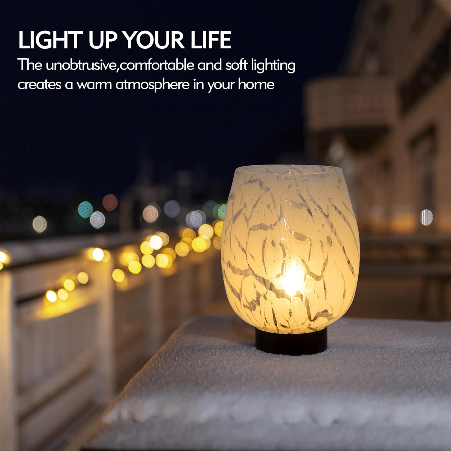 Battery Operated Table Lamp with LED Bulb D840