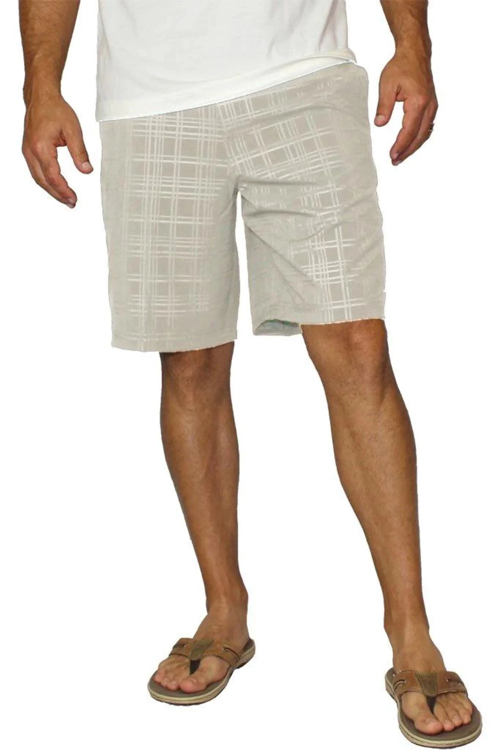 Plaid Tec Board Shorts I76453