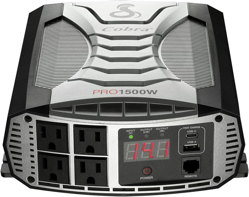 2500W Power Inverter with 4 AC Outlets and 2 USB Ports P8895