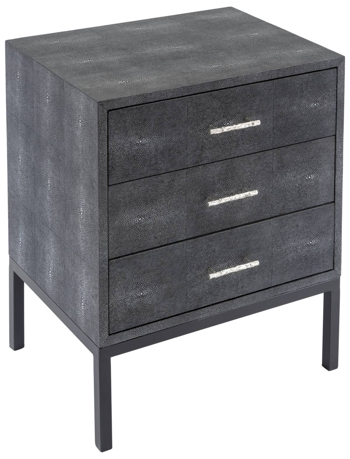 Natural Faux Shagreen Nightstand W907166