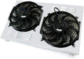 Aluminum Radiator Shroud with 2 x 12 inch Fan for 1982-1992 Camaro Firebird 5.0L 5.7L V8 W938