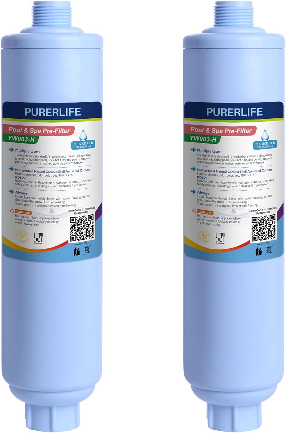 2 Pack Garden Hose End Pre Filter F2858