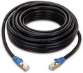 Cat7 Outdoor Ethernet Cable 400 ft Waterproof with Gold-Plated RJ45 Connector N138