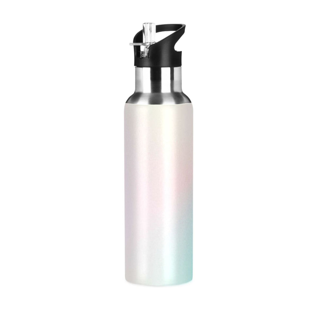 20 OZ Stainless Steel Vacuum Insulated Water Bottle with Straw Lid H65702