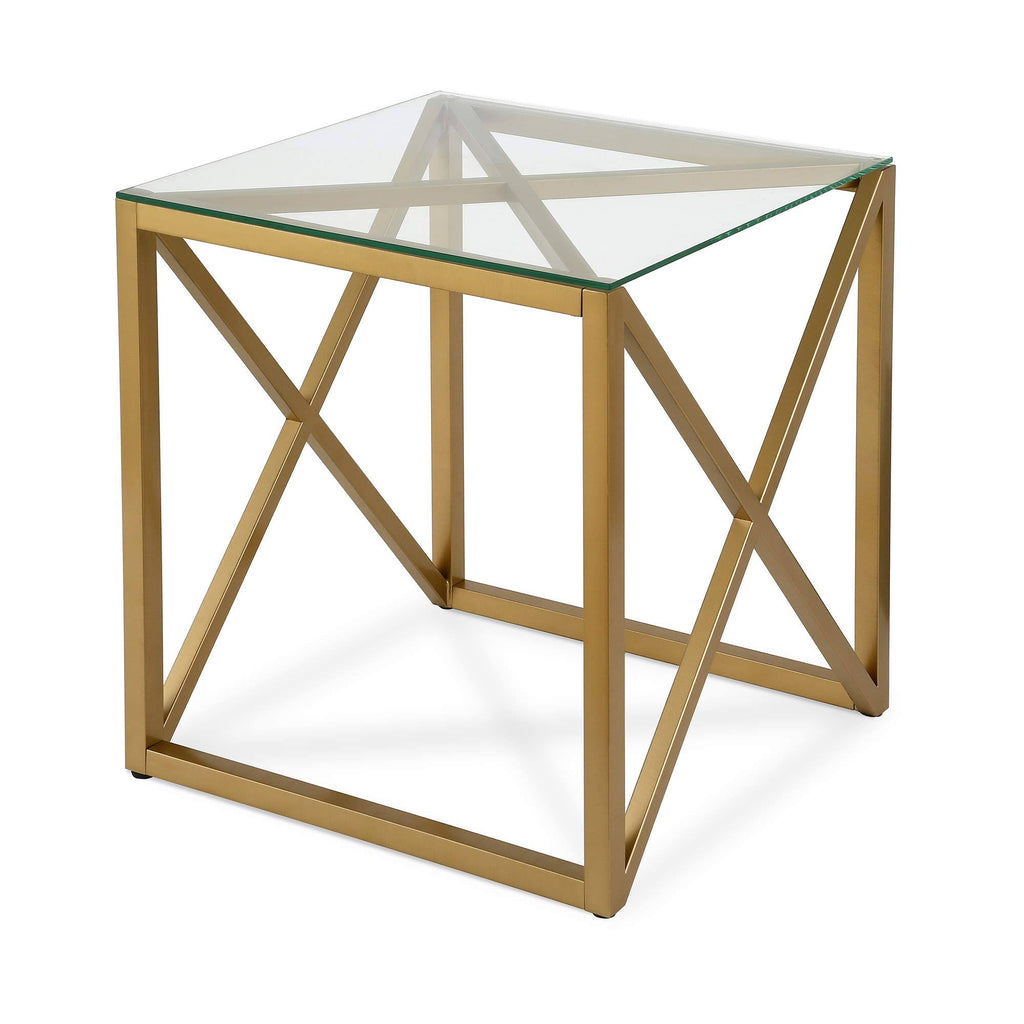 Brass Side Table Q857