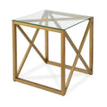 Brass Side Table Q857