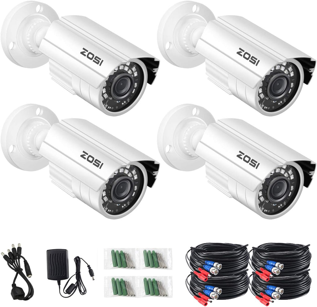 4CH NVR with 4pcs 1080p Rechargeable Wire-Free Outdoor Security Camera System C972