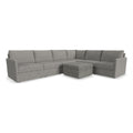 Gray 6 Seat Sectional with Performance Fabric J7798