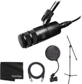 Dynamic Mic with Tripod Base Mic Stand with Boom and Pop Filter A736950