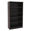 Five-Shelf Bookcase Espresso X22758