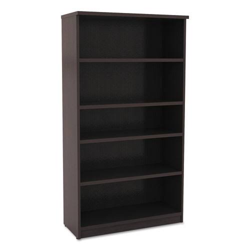Five-Shelf Bookcase Espresso X22758