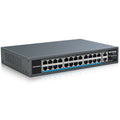 26 Port PoE Switch with 24 Ports 10/100Mbps PoE+@400W, 2 Gigabit Uplink Ports, VLAN Mode, Metal Case, Rack Mount T525579