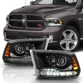White LED DRL Headlights Assembly W786