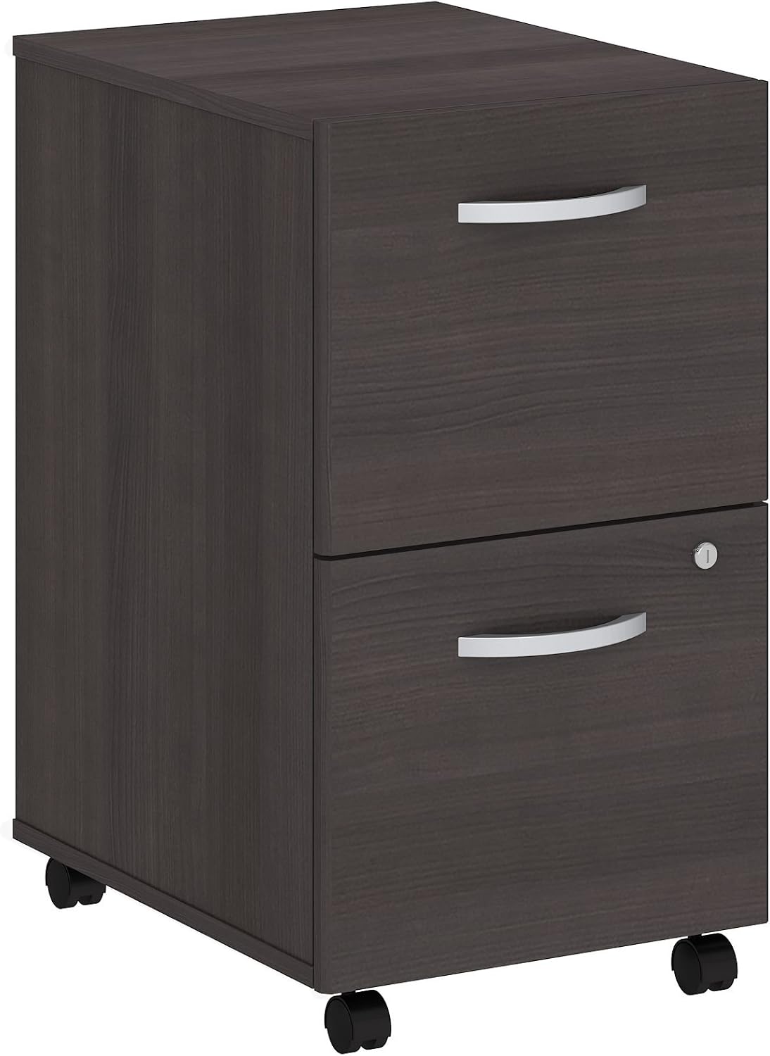 2 Drawer Mobile File Cabinet in Storm Gray J518836