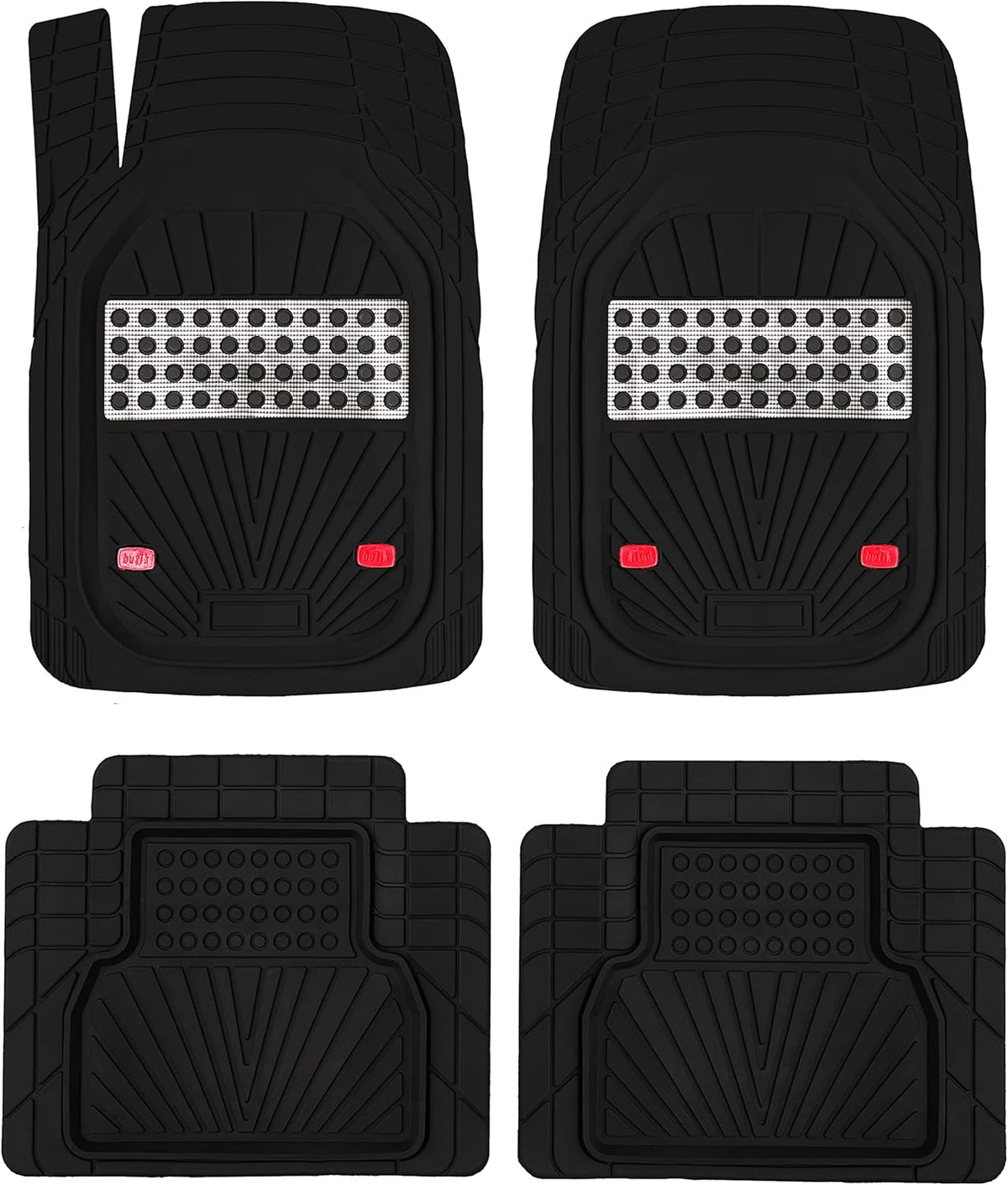 Red SUV Car Automotive Floor Mat 5-Piece Set K108832