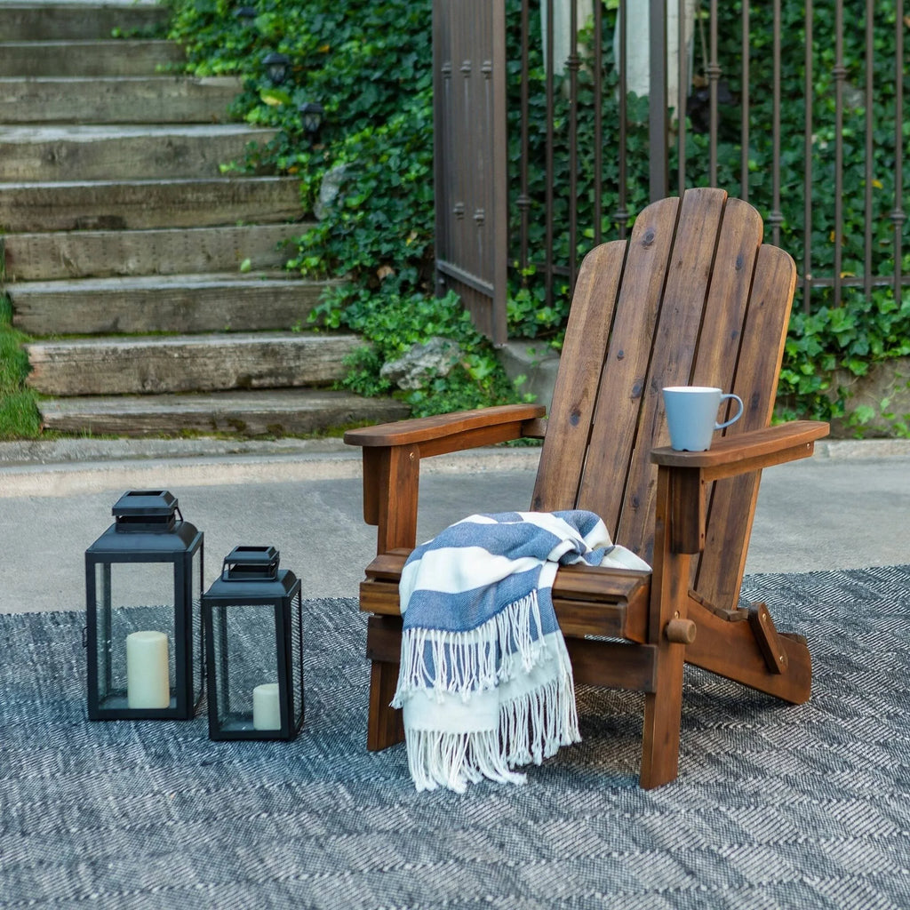 Dark Brown Acacia Patio Chair A36730