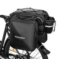 3-in-1 Waterproof Rear Seat Bike Bag with 2 Side Hanging Bags P228023