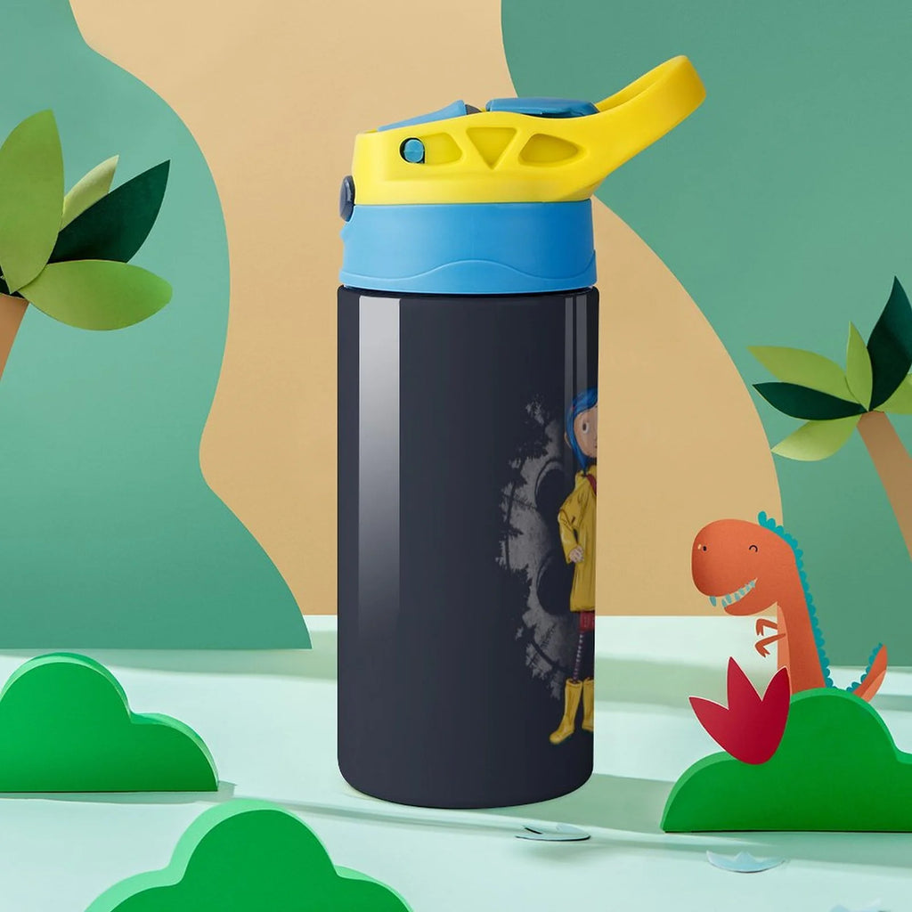 Insulated Stainless Steel Water Bottle with Straw P48353