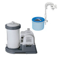 2500 GPH Pool Filter Cartridge Pump and Wall Mounted Skimmer O2756