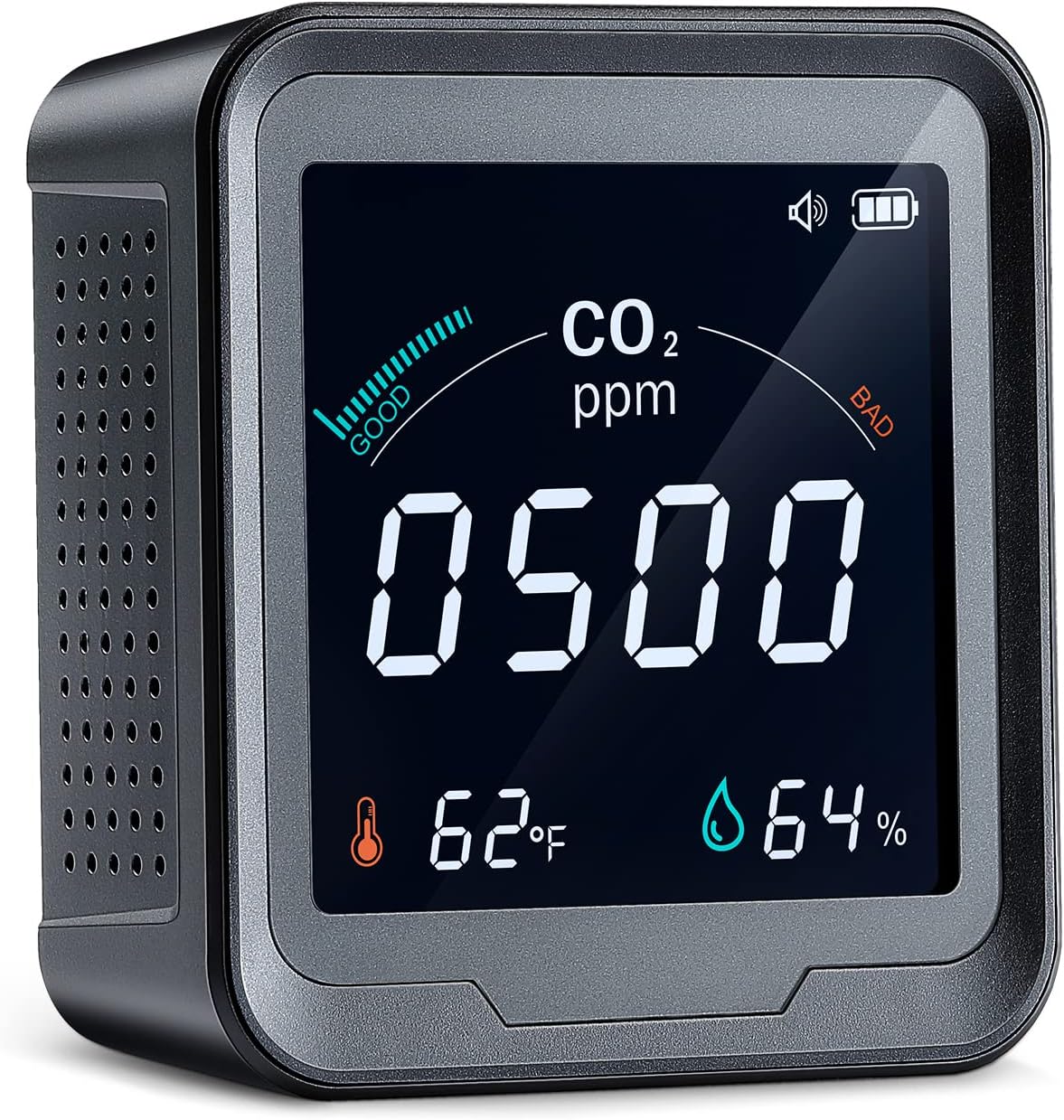 3 in 1 CO2 Detector Air Quality Monitor Temperature Humidity U284983