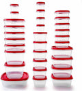 Rubbermaid Easy Find Vented Lids Food Storage Containers Set of 30 60 Pieces Total Racer M398525