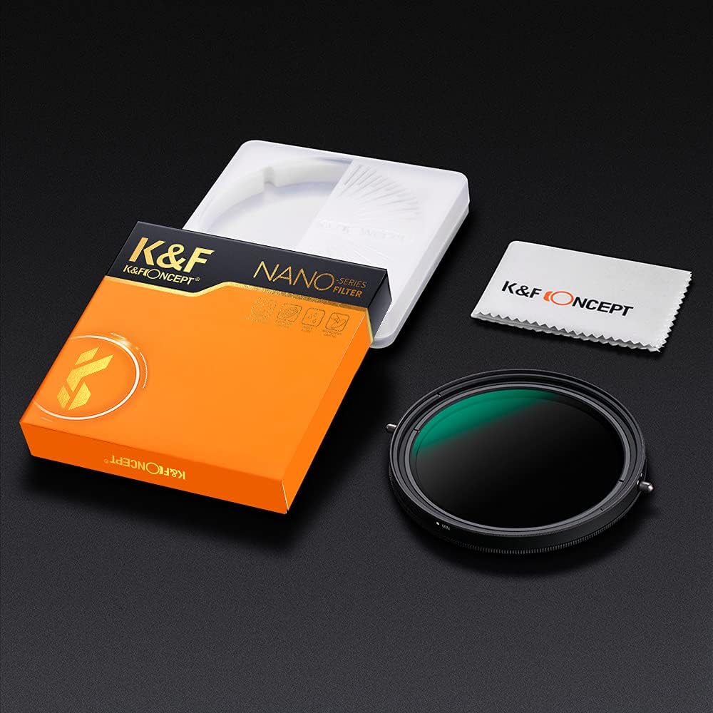 62mm Variable Fader ND2-ND32 ND Filter and CPL Circular Polarizing Filter 2 in 1 Pack of 2 A129943