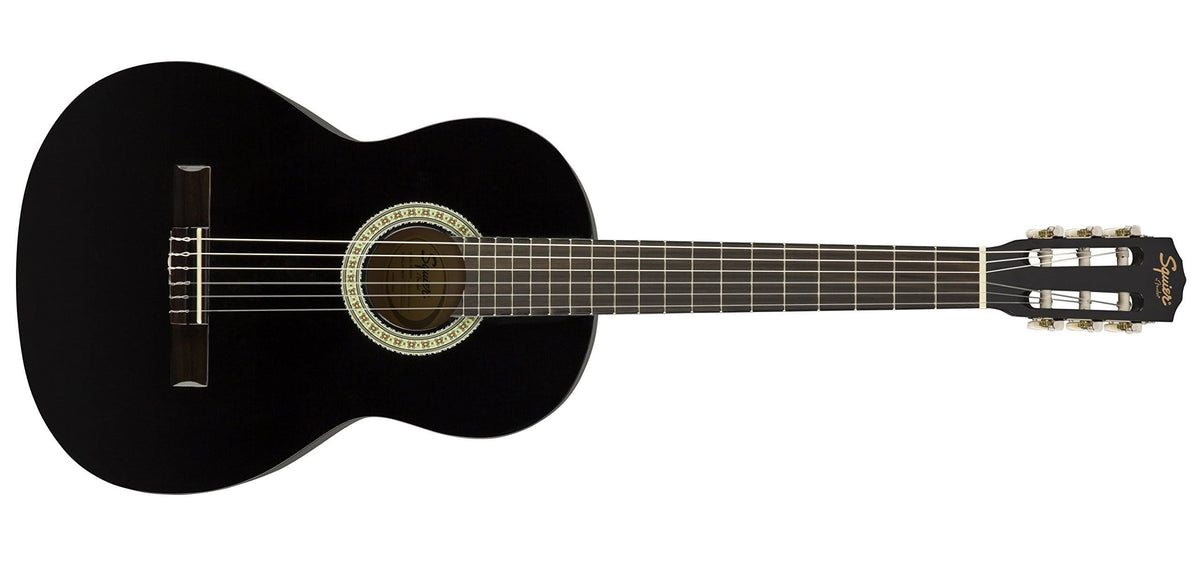 Black Hardwood Classical Guitar O9316